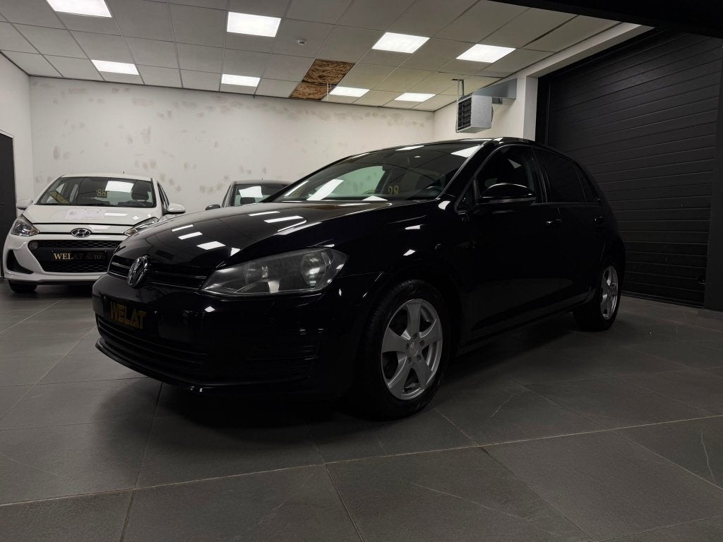 VW GOLF 2013 TURBO 1.2 BENZINE, Auto's, Volkswagen, Bluetooth, Euro 5, Zwart, Zwart