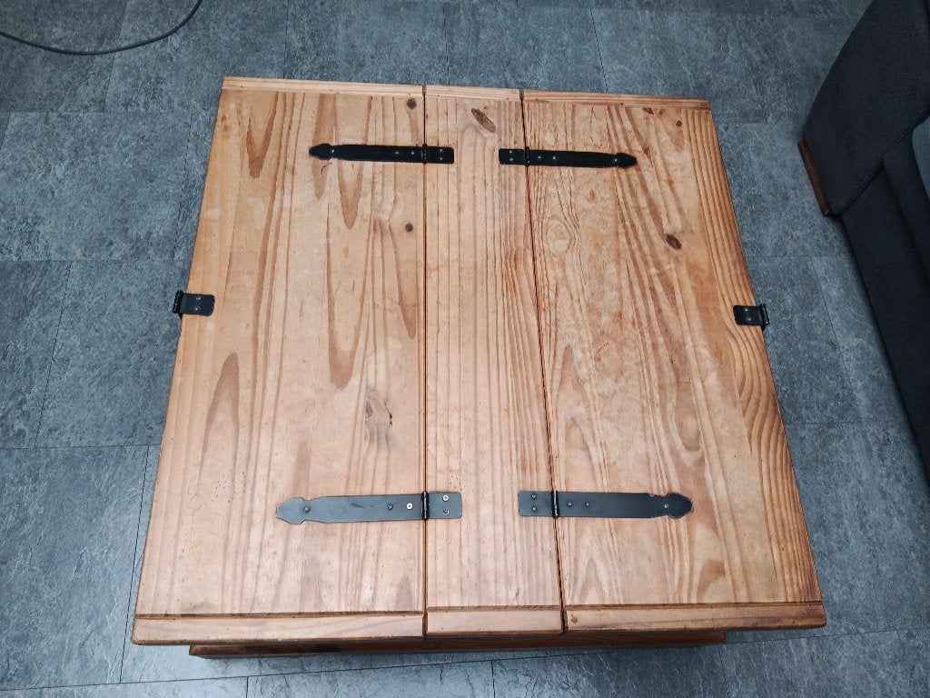 Salontafel/opbergkist, Ophalen, Gebruikt
