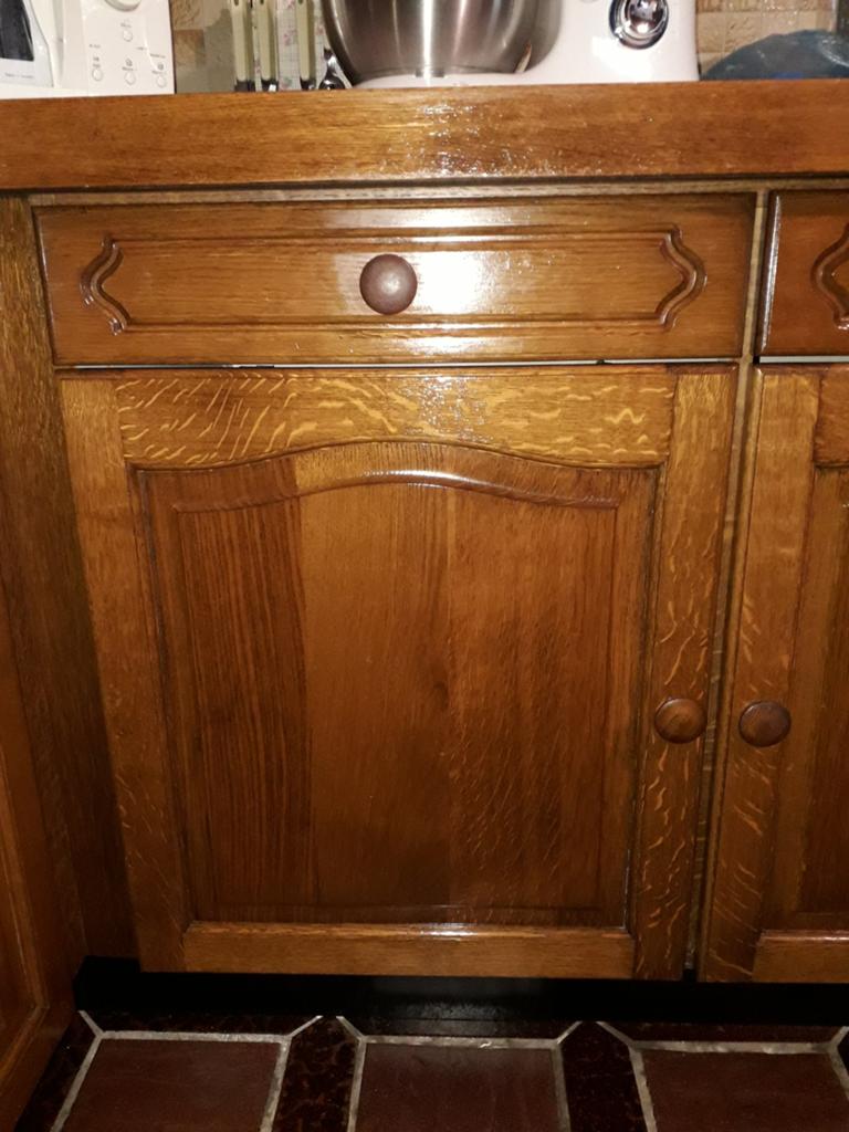 Porte armoire cuisine, Enlèvement
