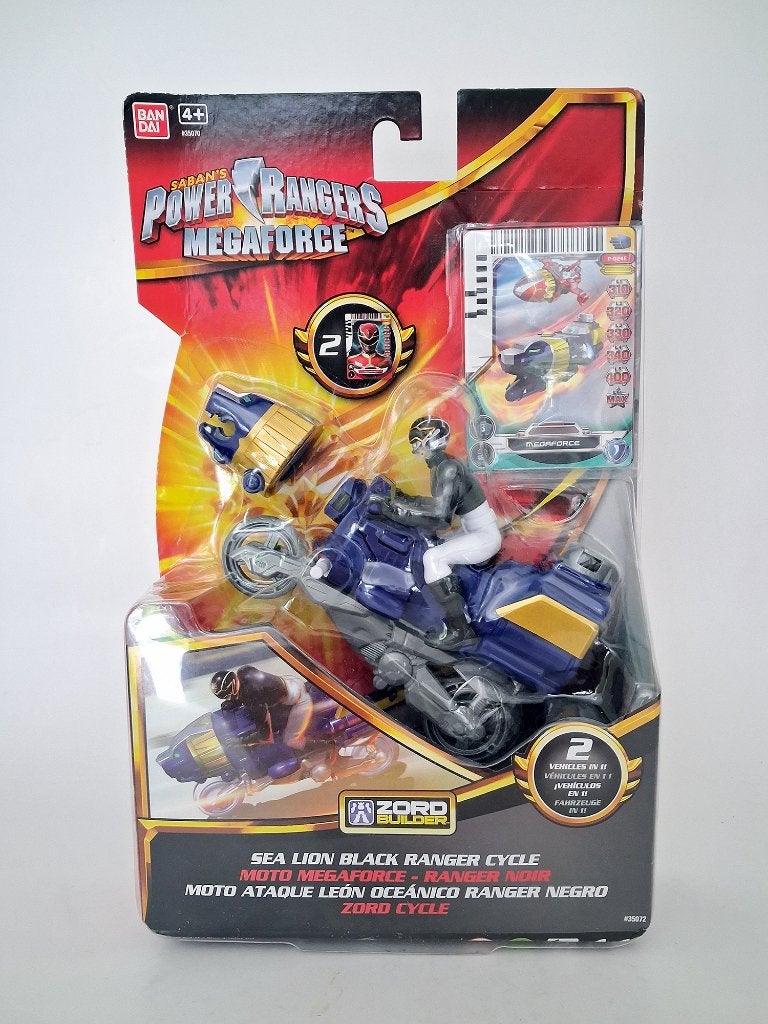 Power Rangers Sea Lion Black Ranger Cycle, Verzamelen, Speelgoed, Ophalen of Verzenden, Zo goed als nieuw