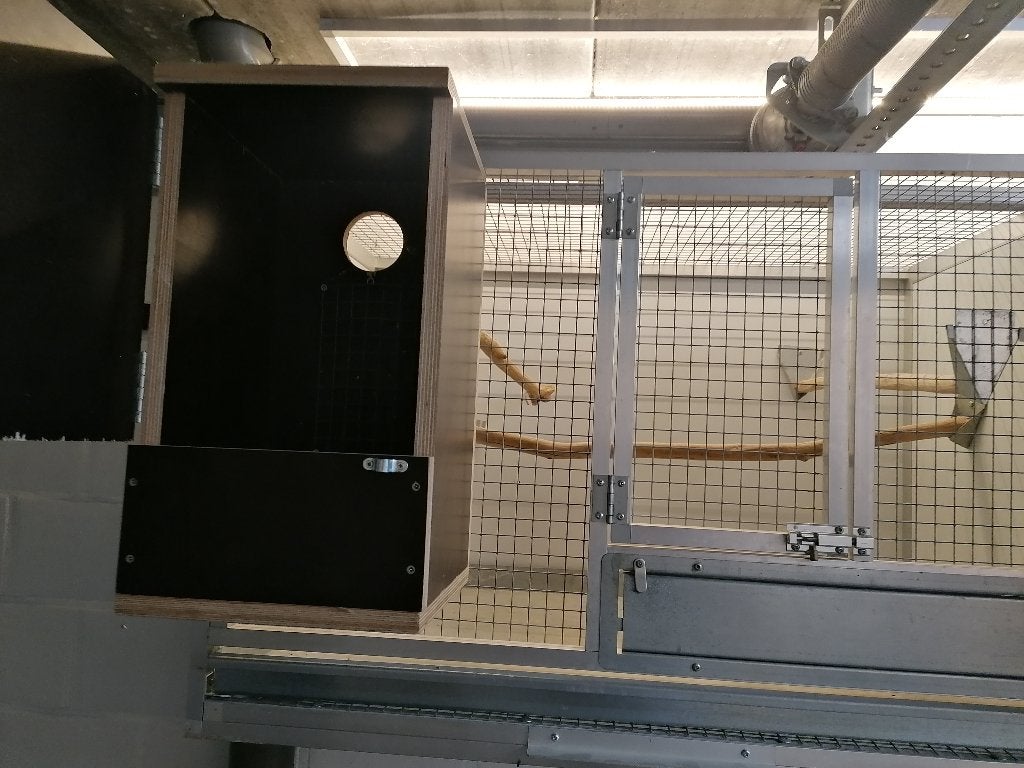 Aluminium kooien, Dieren en Toebehoren, Ophalen, Zo goed als nieuw, Aluminium, Broedkooi of Kweekkooi