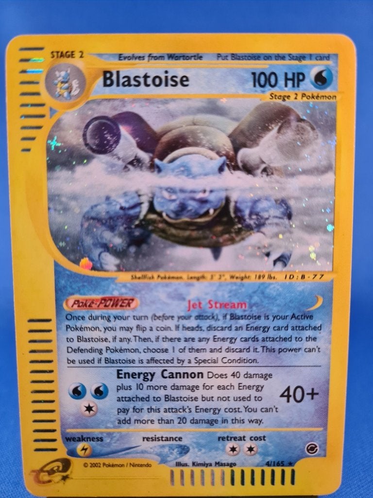 Blastoise 4/165 - Expedition Base Set, Verzenden, Gebruikt