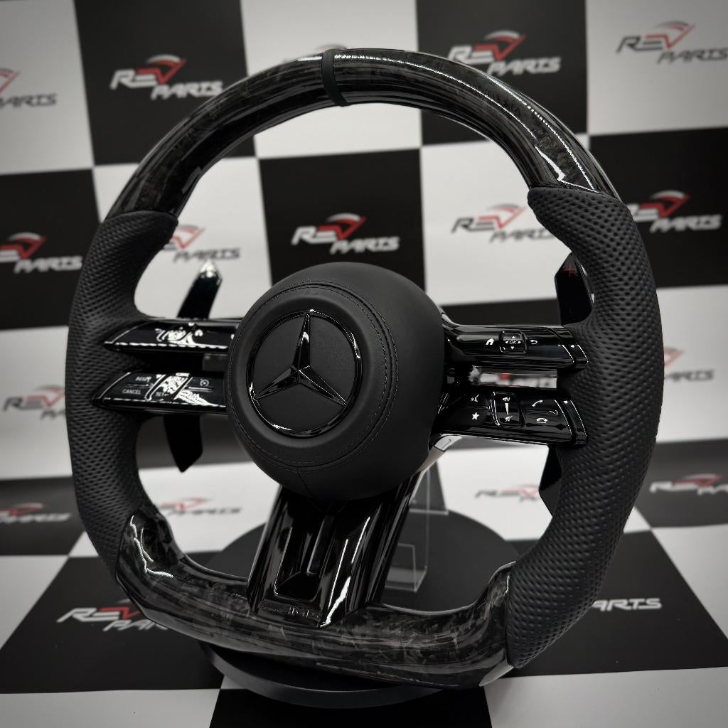 Mercedes Forged carbon stuur compleet upgrade leer s, Auto-onderdelen, Besturing, Mercedes-Benz, Nieuw, Ophalen of Verzenden