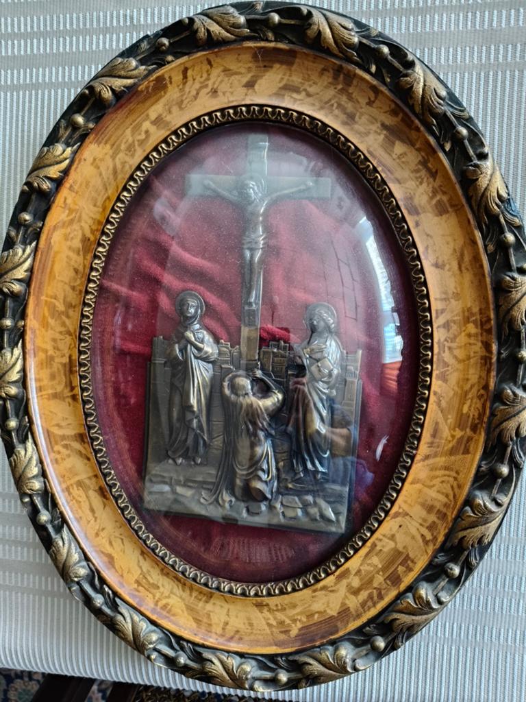 Religieus beeld kruisiging Jezus Christus, Antiek en Kunst, Ophalen