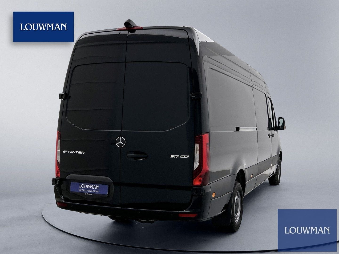 Mercedes-Benz Sprinter 317 1.9 CDI PRO L3H2 3500 KG Trekgewi, Automaat, Zwart, Bedrijf, Diesel