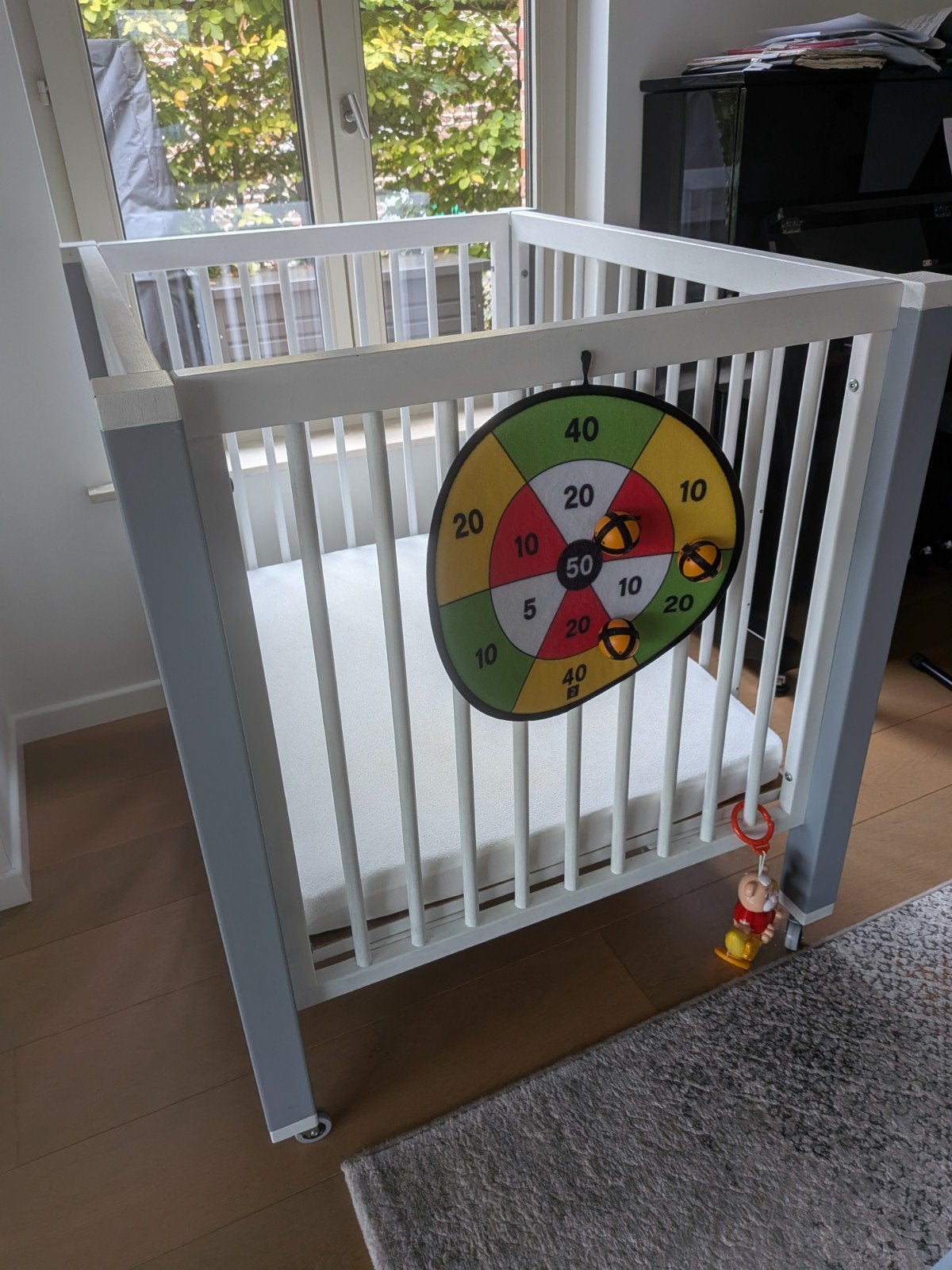 babypark met wieltjes, Ophalen, Gebruikt, Wieltjes