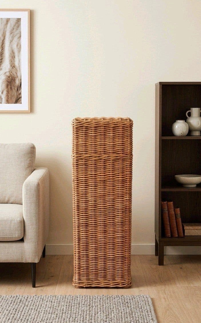 Rieten Pilaar / Decoratieve Zuil, Huis en Inrichting, Ophalen, Gebruikt