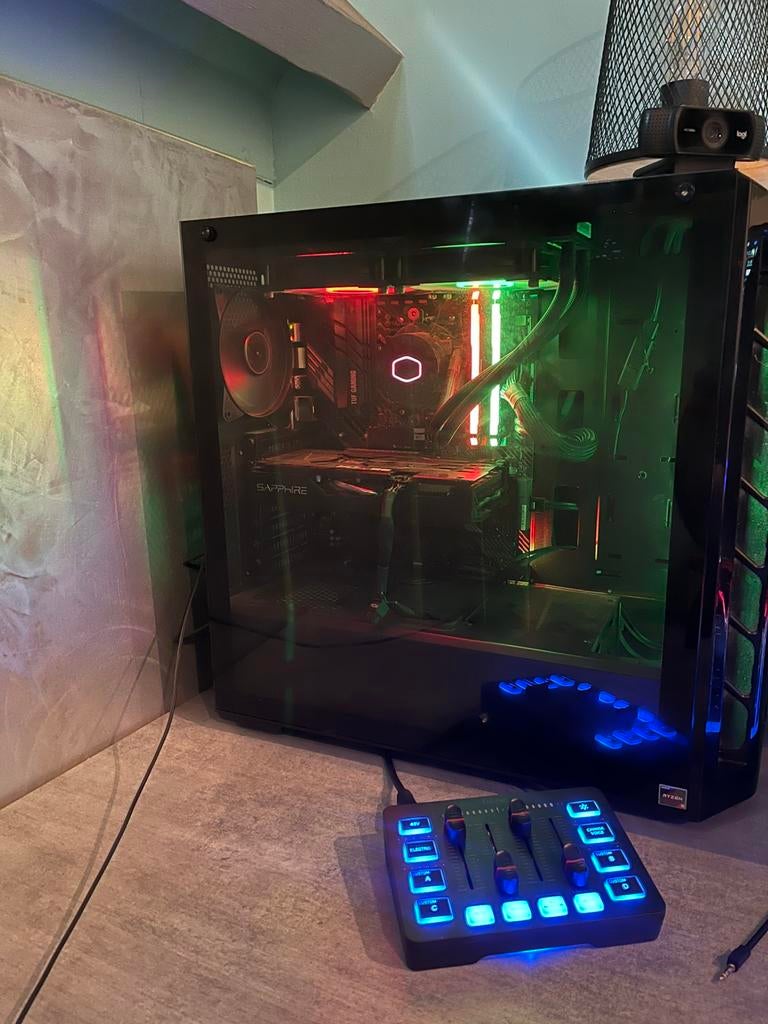 Pc gamer, Informatique & Logiciels, Ordinateurs de bureau, Comme neuf, 3 à 4 Ghz, HDD, SSD, 16 GB, Avec carte vidéo, Gaming, Enlèvement