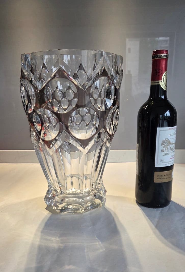 Vase Val St Lambert Kémal, Enlèvement