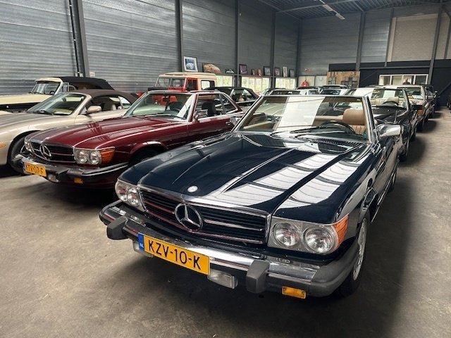 Mercedes-Benz SL-Klasse560 SL, Auto's, Automaat, Achterwielaandrijving, Cabriolet, Blauw