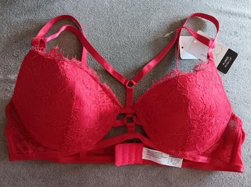Soutien gorge rouge push-up 90B NEUF, Enlèvement ou Envoi, Rouge, Soutien-gorge