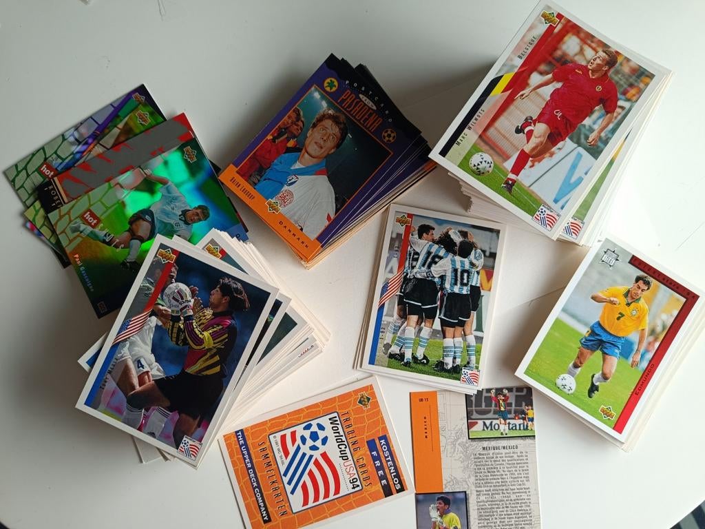 Upper Deck football cartes World Cup 1994, Collections, Enlèvement ou Envoi