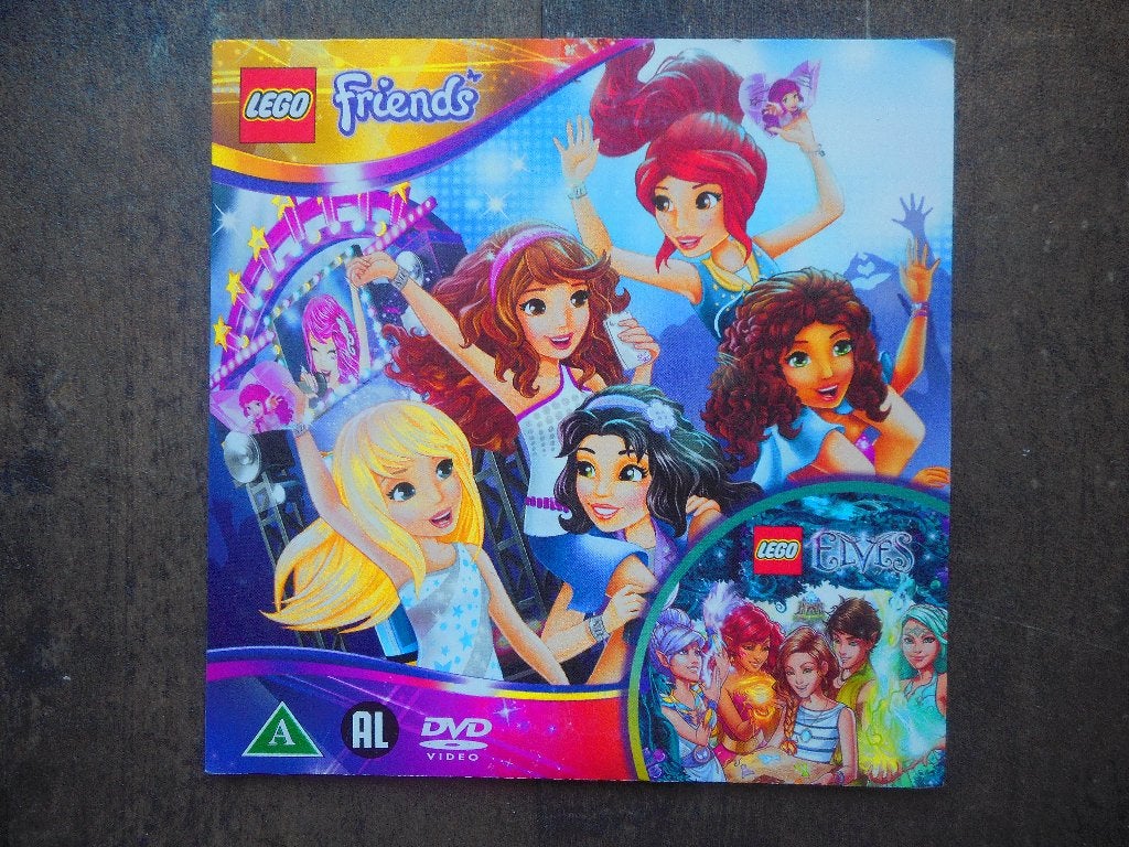 Lego DVD Friends & Elves (zie foto's), Gebruikt, Tekenfilm, Alle leeftijden, Overige soorten