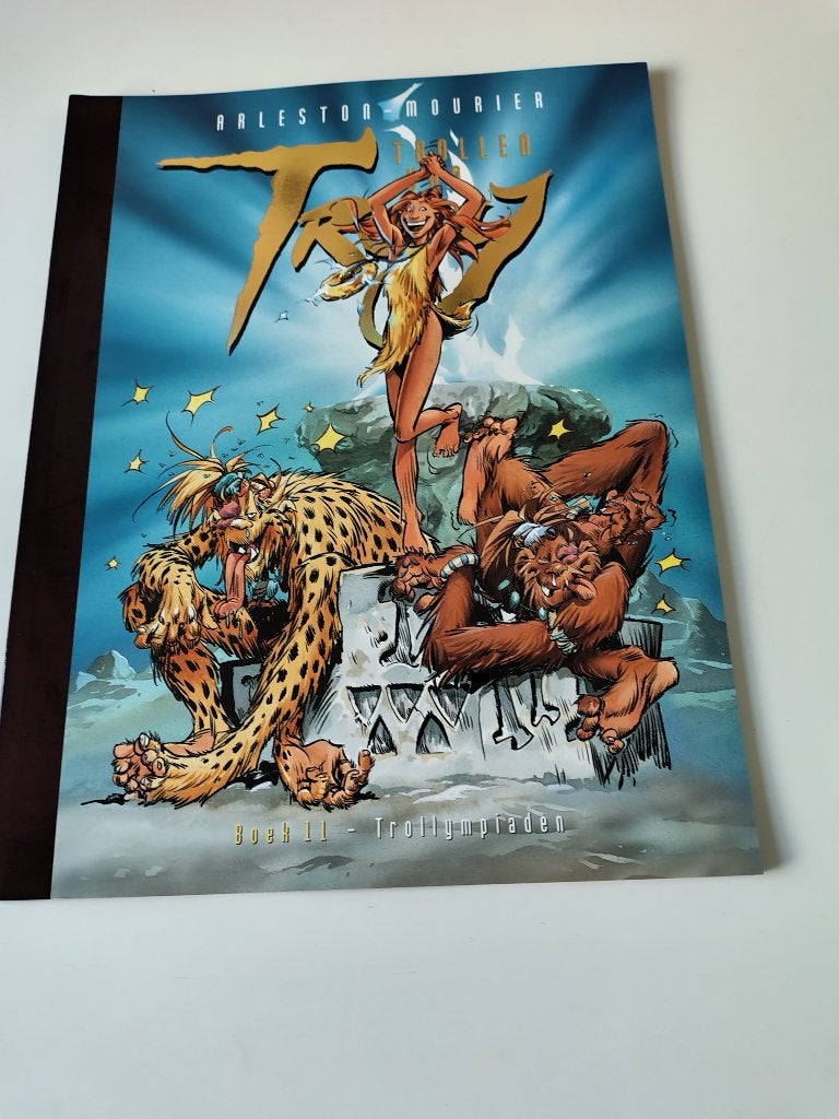 Trollen van Troy - stripverhaal - 11 Trollympiaden, Boeken, Eén stripboek, Ophalen of Verzenden, Zo goed als nieuw