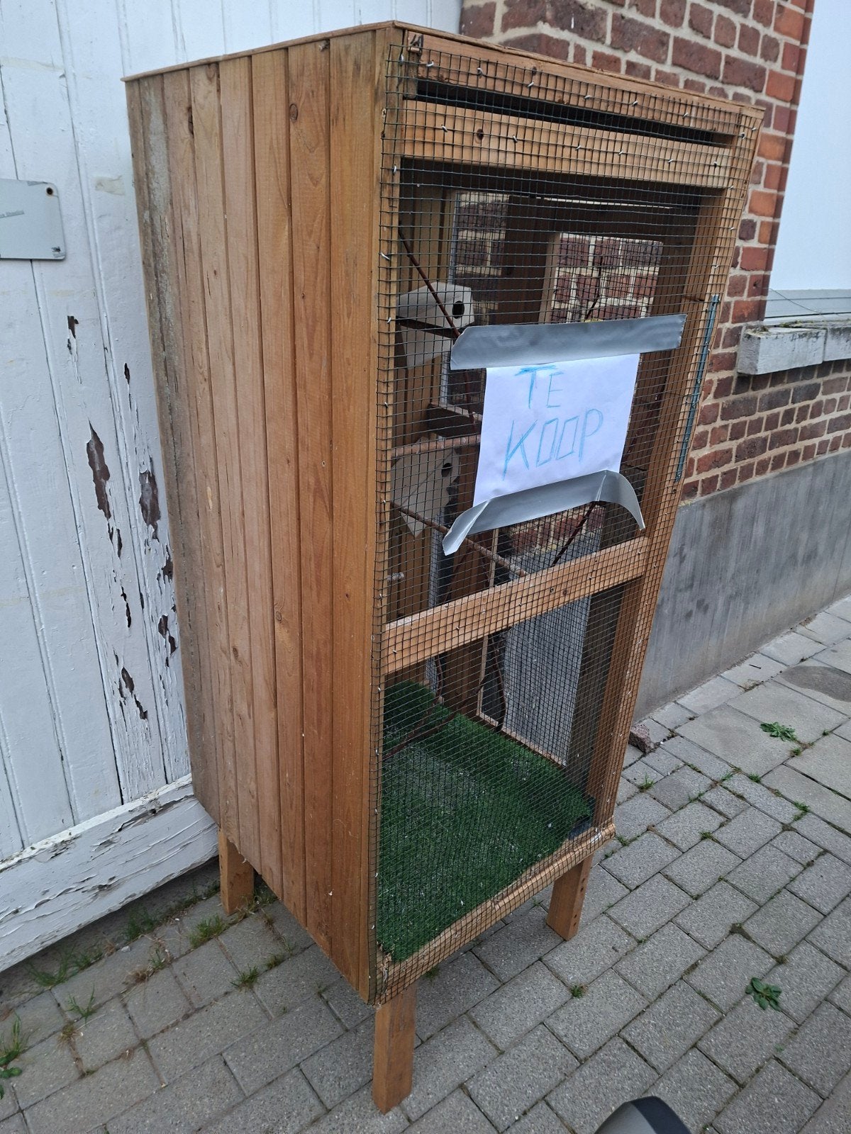 vogelkooi te koop, Enlèvement, Utilisé, Bois, Autres types