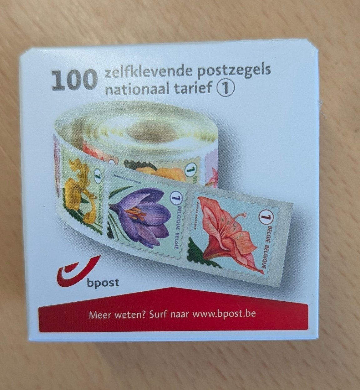 postzegel nieuw (per doos van 100), Enlèvement