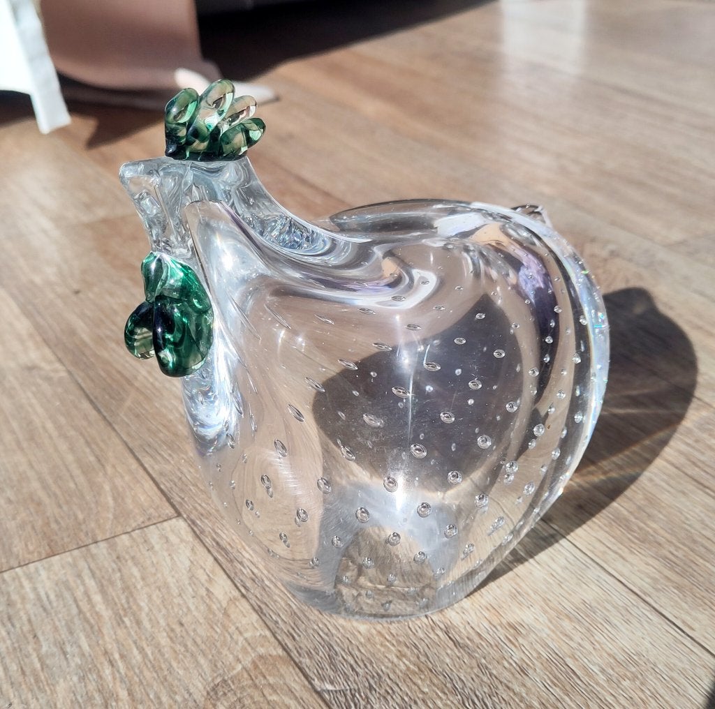 Poule en verre du Val Saint Lambert, Enlèvement