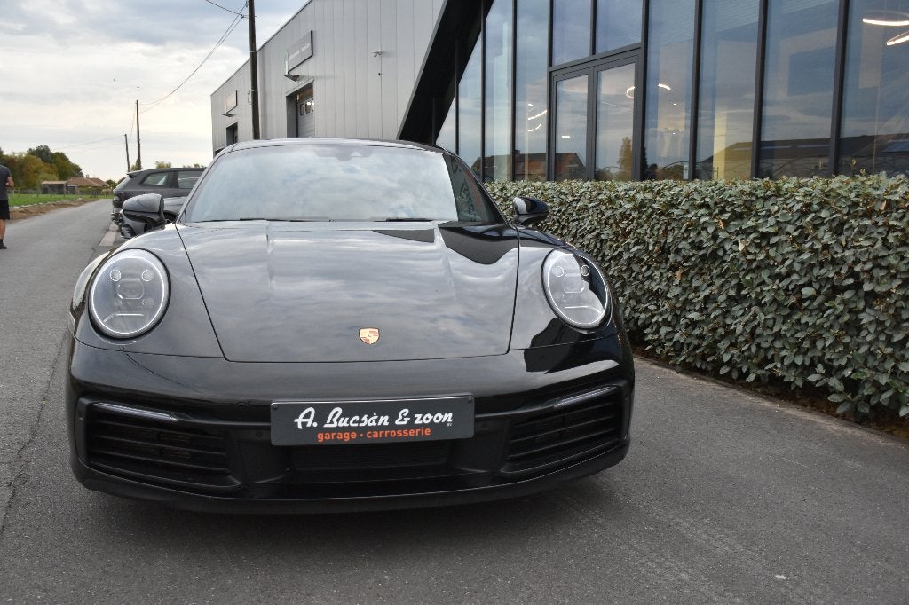 PORSCHE 911 992 Carrera S  Coupé PDK  LED SPORTUITLAAT, Auto's, Automaat, Achterwielaandrijving, Zwart, 6 cilinders