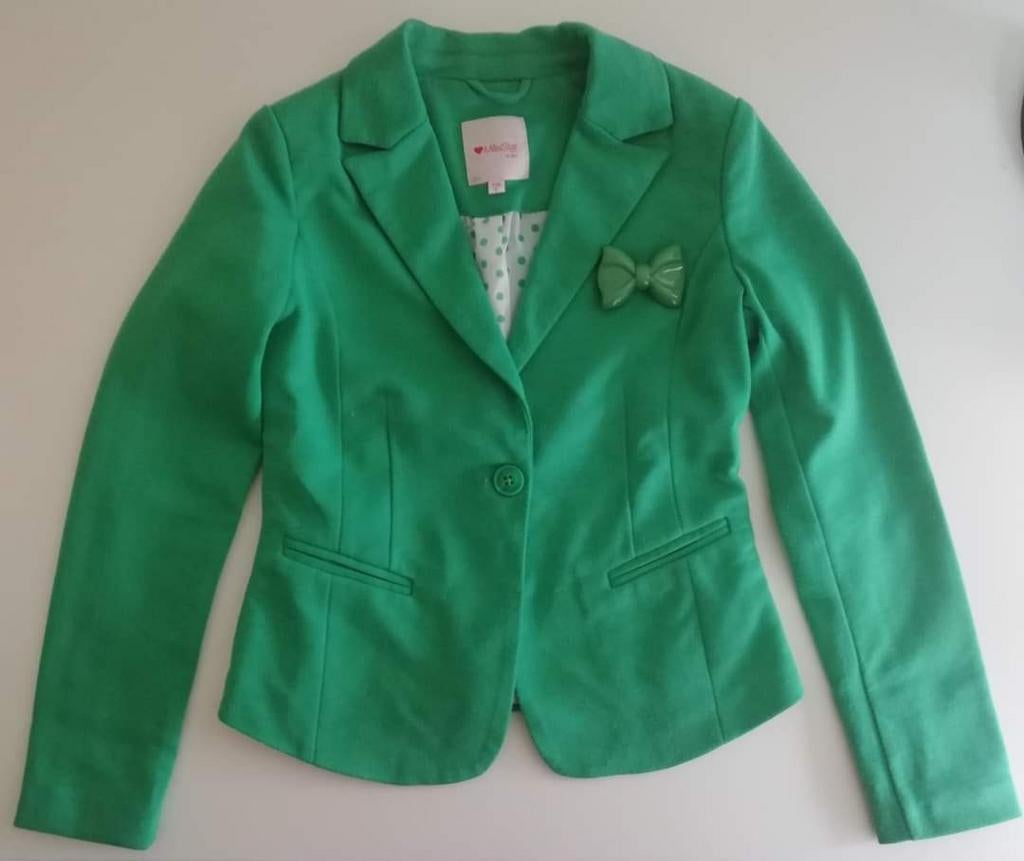 Groene blazer JBC Milla Starmaat 134, Gebruikt, Meisje, Trui of Vest, Ophalen of Verzenden