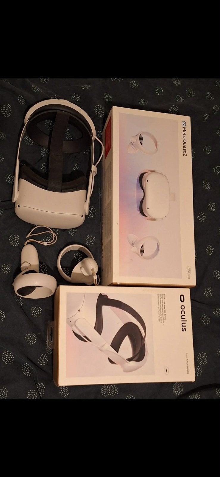 Meta quest 2(256 gb) + elite strap ( enkele malen gebruikt), Ophalen, Zo goed als nieuw, VR-bril, Overige platformen