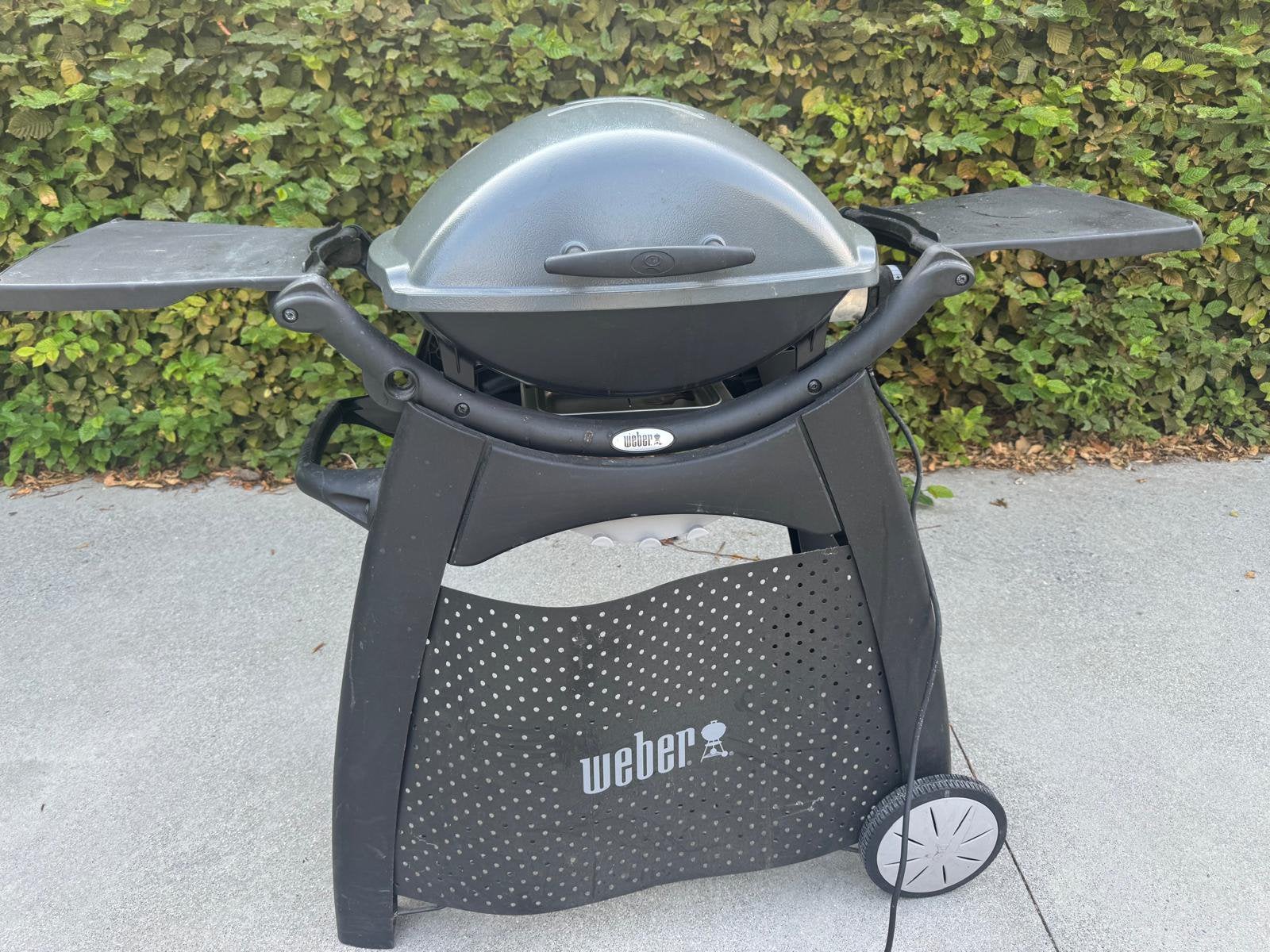 Weber elektrische barbecue, Tuin en Terras, Elektrische barbecues, Ophalen, Gebruikt
