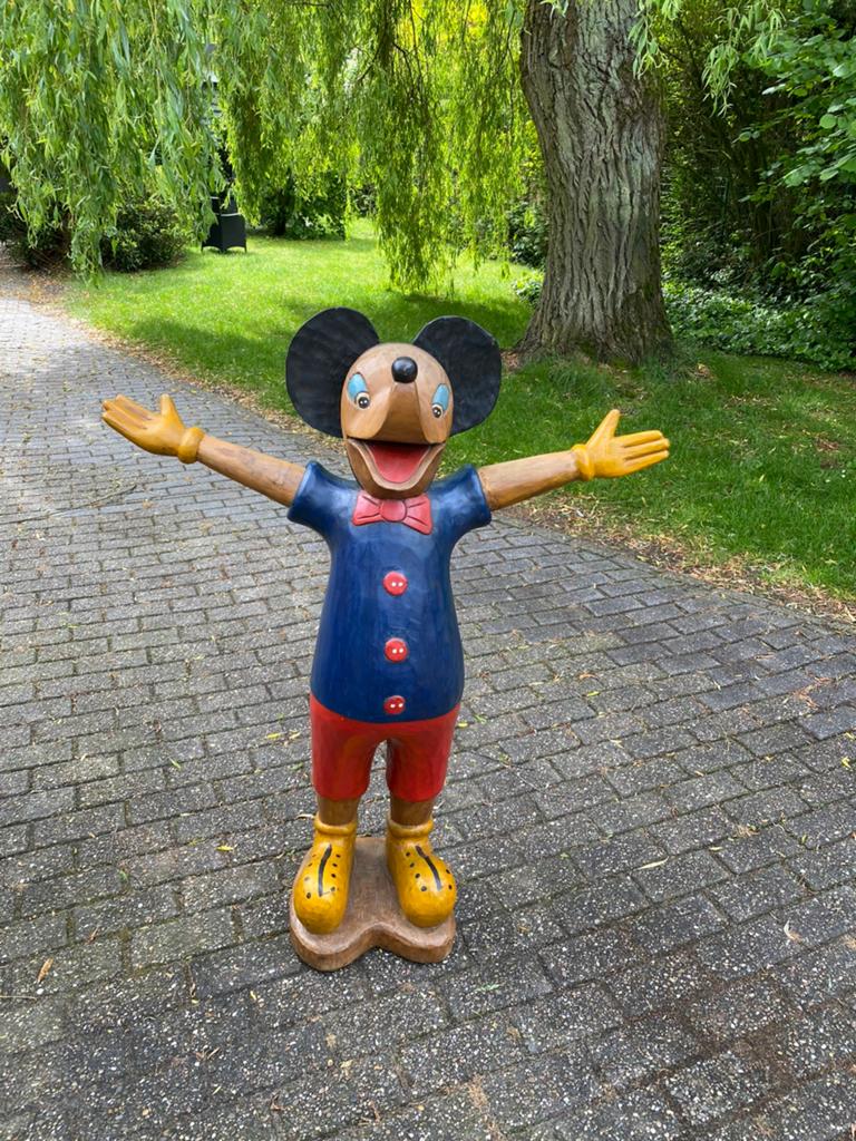 Volledig houten MICKY MOUSE, Ophalen, Zo goed als nieuw