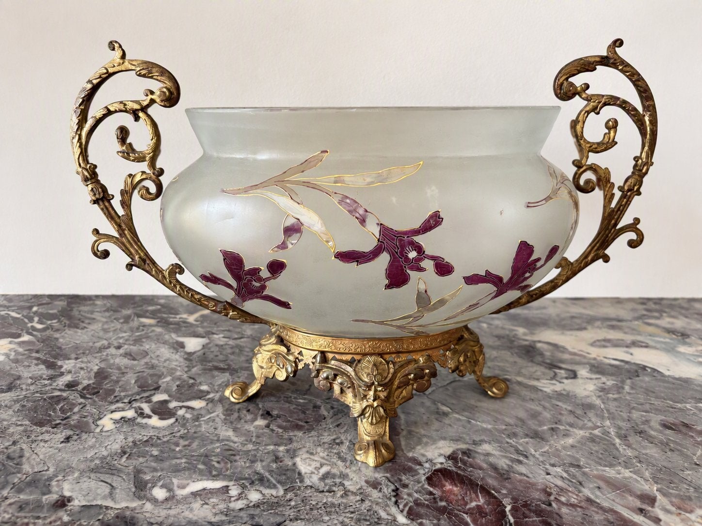 Art nouveau jardinière rond 1900, Antiquités & Art, Enlèvement ou Envoi