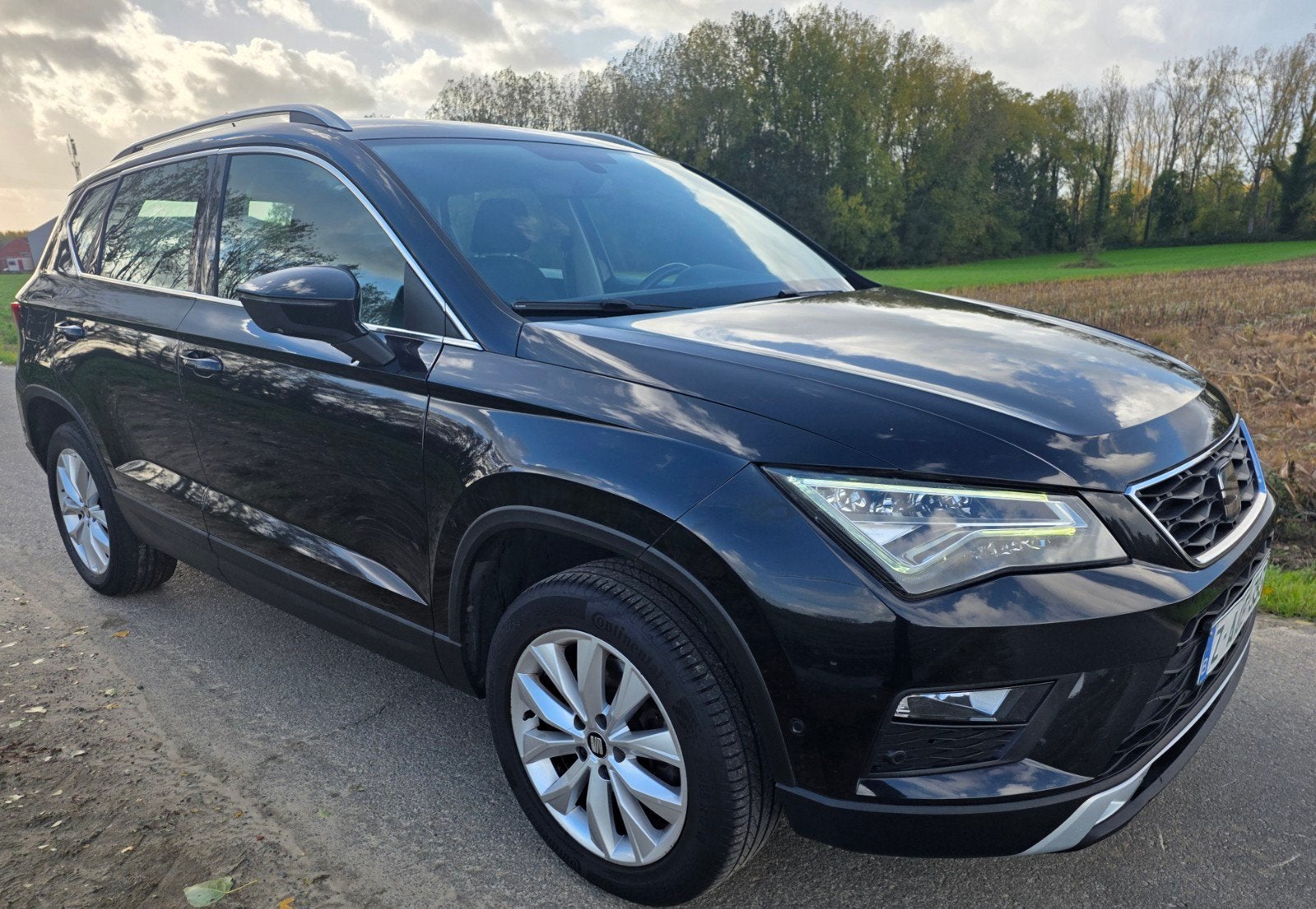Seat Ateca 1.0 Tsi Euro 6, Auto's, Voorwielaandrijving, Stof, Zwart, Bedrijf