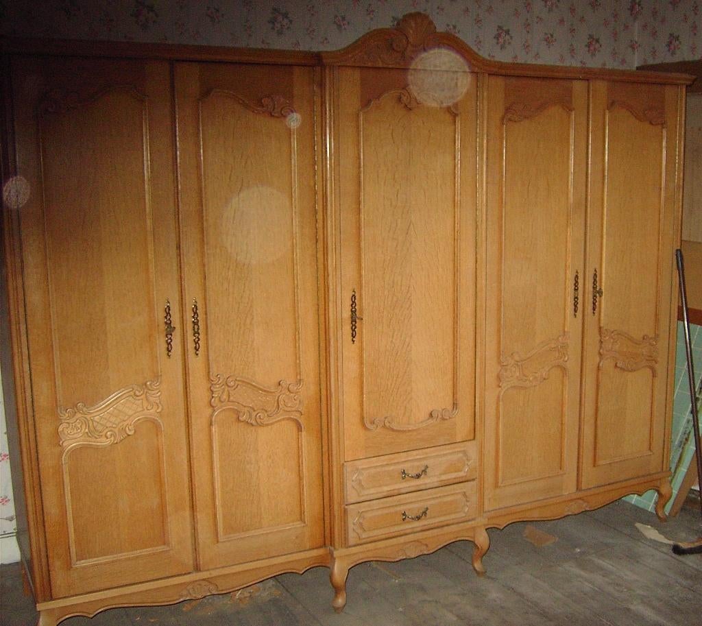 Chambre ancienne avec coiffeuse, Enlèvement, Utilisé, Deux personnes, Vintage/ancien