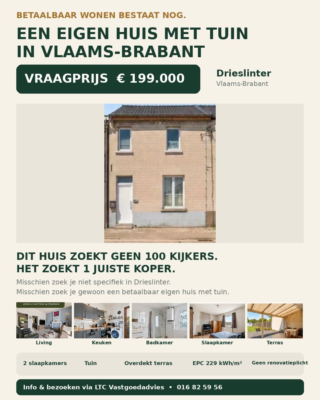 compacte woning te koop, Immo