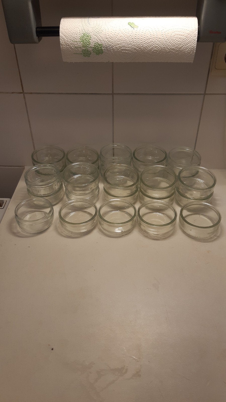 Kleine glazen potjes, Verzamelen, Glas en Drinkglazen, Ophalen