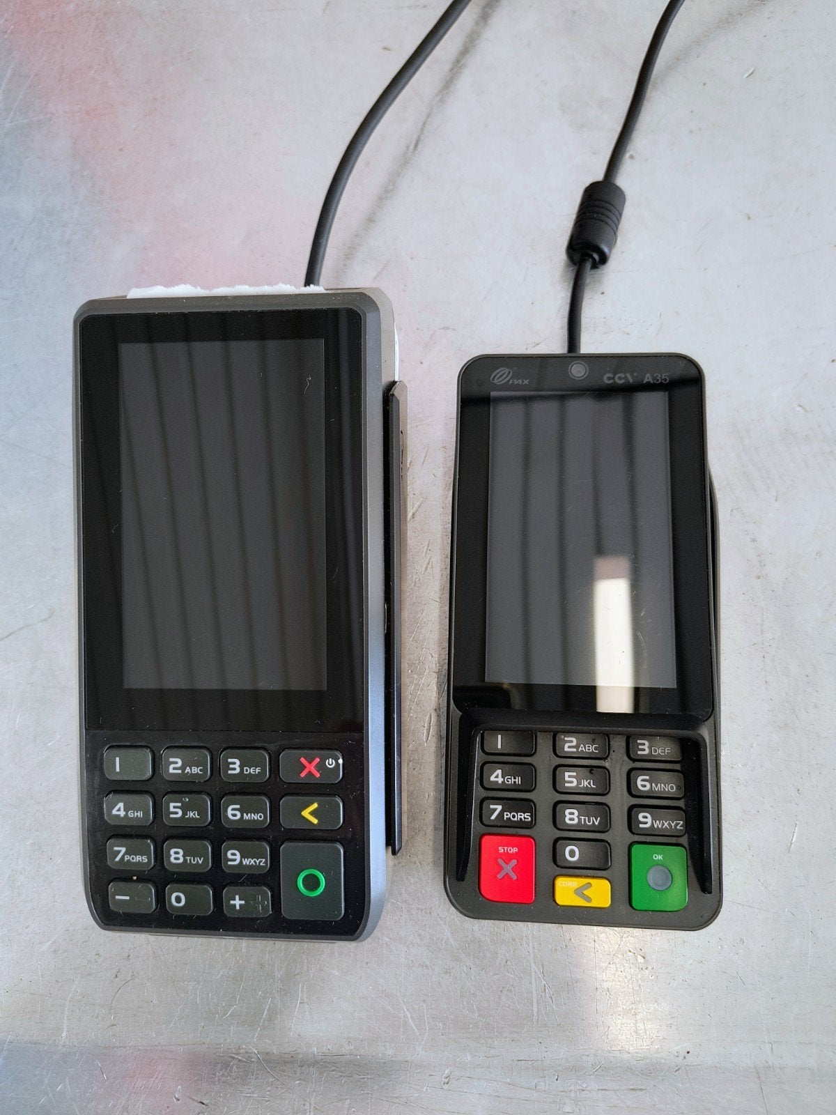 Terminal Bancontact A80-A35, Ophalen