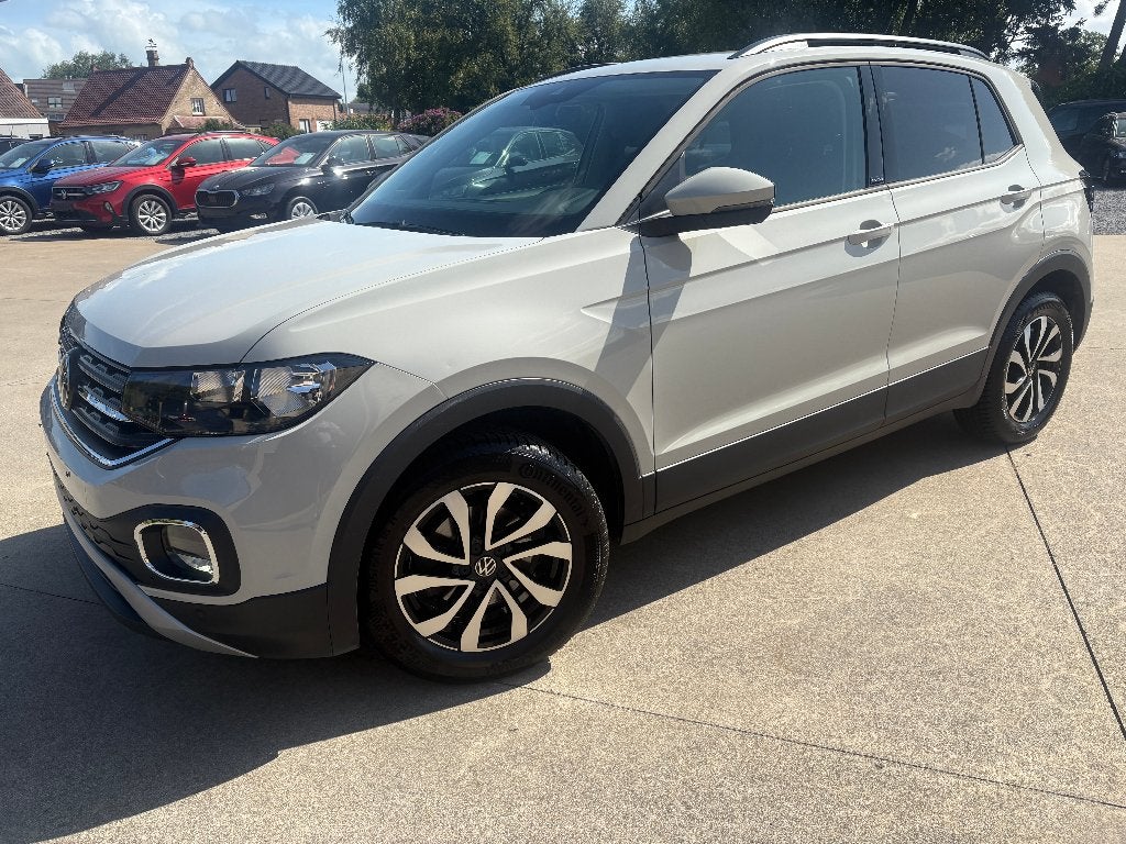 Vw  T-Cross 1.0 TSI Active Bj 2022 Camera + Garantie, Voorwielaandrijving, 110 g/km, https://public.car-pass.be/vhr/c83895d8-6f59-496d-8caf-740d7b22b36e