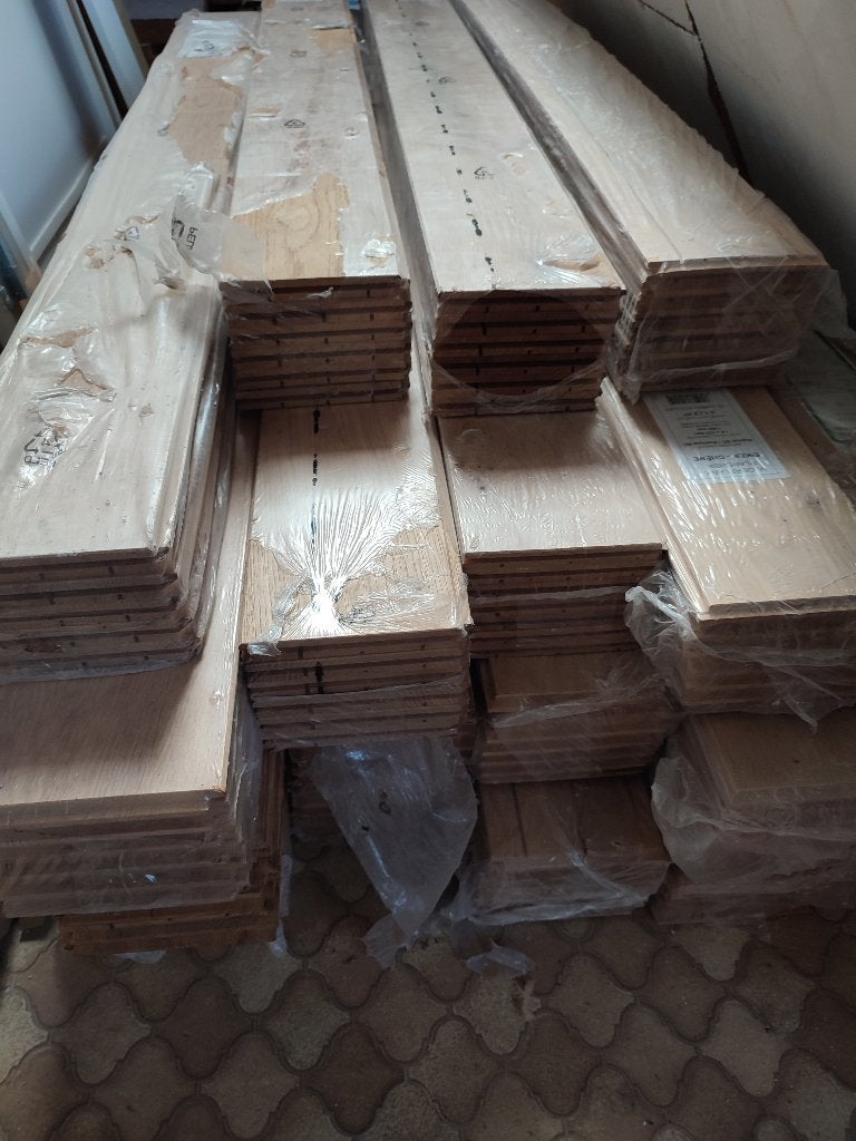 Lot Eiken Parket Vloerplanken YEPP, Bricolage & Construction, Parquet, Enlèvement, Bois, 10 à 30 cm
