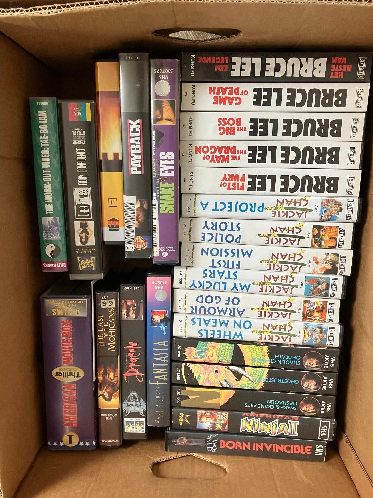 lot videocassettes, Alle leeftijden, Ophalen, Gebruikt, Overige genres