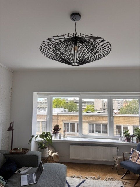Hanglamp, Huis en Inrichting, Lampen | Hanglampen, Ophalen, Zo goed als nieuw, Metaal, 50 tot 75 cm