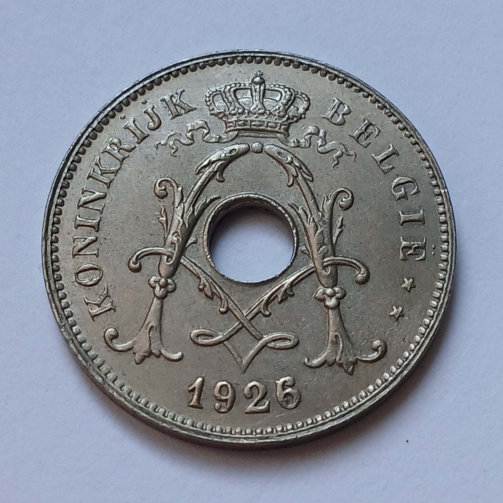 10 centiemen 1926  6 over 5, Postzegels en Munten, Munten | België, Ophalen of Verzenden