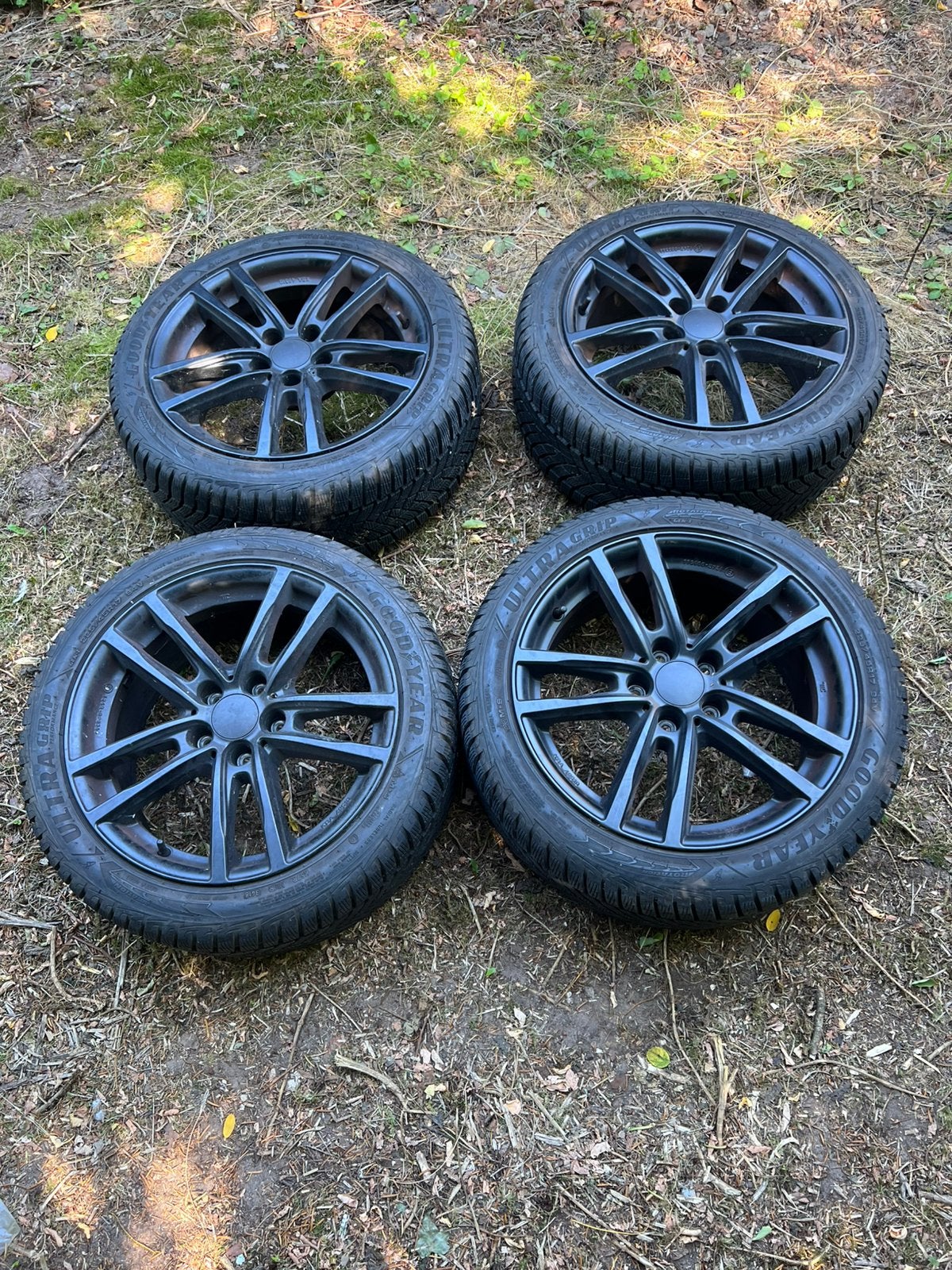 17 inch  5x112 Rial Zwarte Velgen met Banden, Neuf, Pneus et Jantes, Enlèvement ou Envoi, Véhicule de tourisme