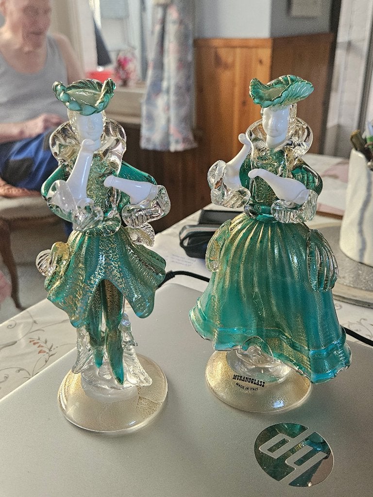 Murano glaswerk - koppeltje, Ophalen