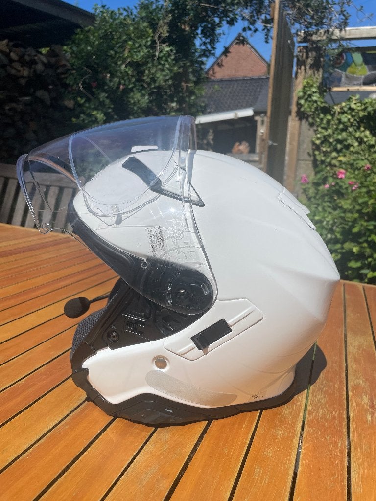 Casque SHOEI J-Cruise 2 tailleM+Sena SRL, M, Seconde main, Casque jet, Enlèvement