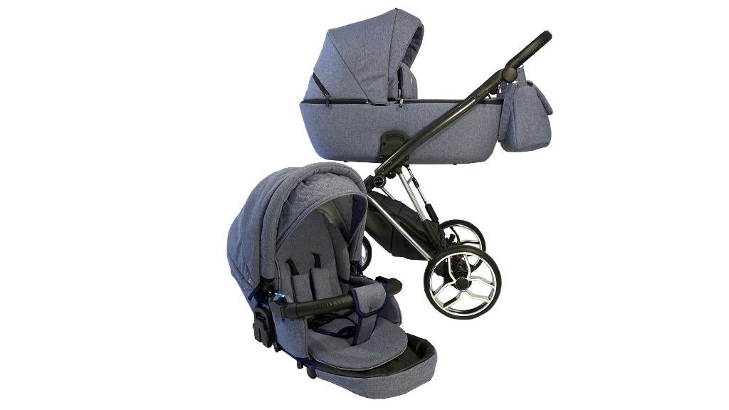 Kinderwagen NIEUW Jeans uitvoering, Enfants & Bébés, Poussettes & Combinaisons, Neuf, Poussette, Autres marques, Avec nacelle