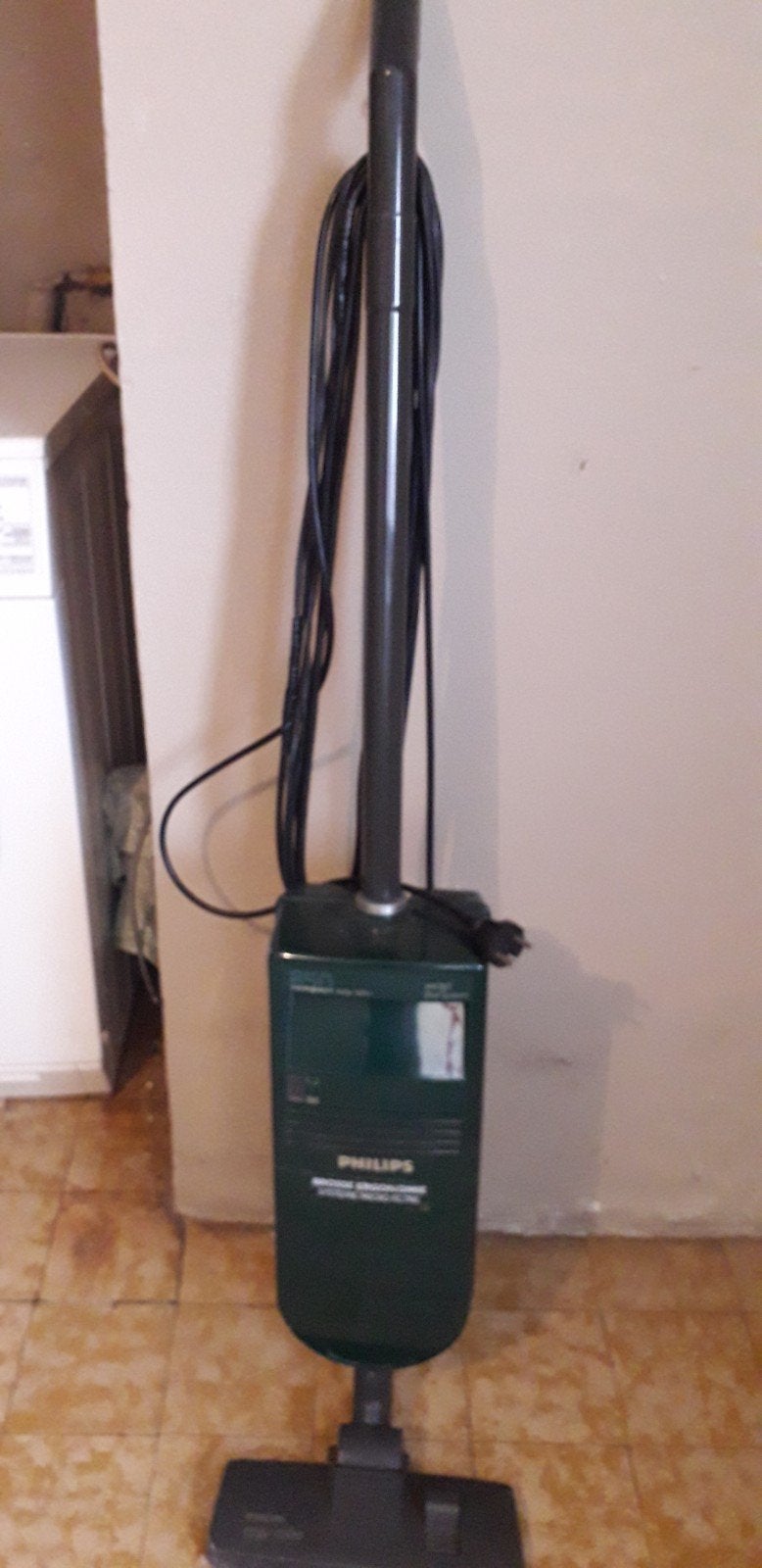 Retro stofzuiger, Enlèvement