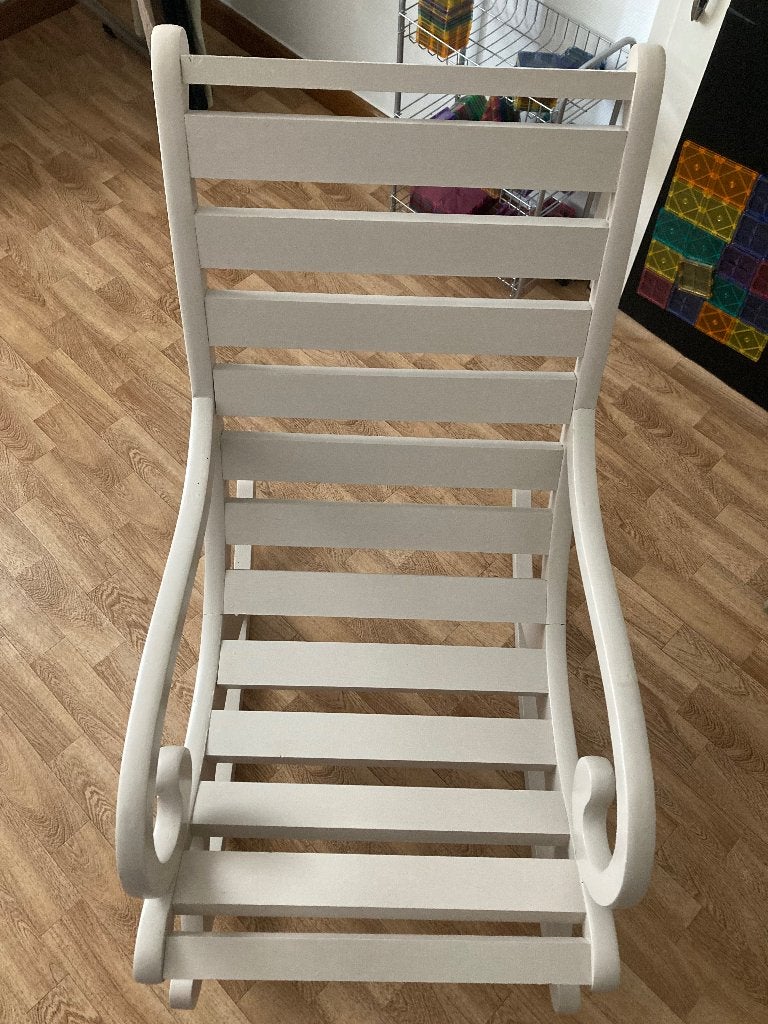 Houten schommelstoel kinderkamer, Kinderen en Baby's, Ophalen, Gebruikt, Stoel(en)