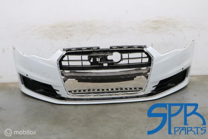 AUDI a6 4G C7 FACELIFT VOORBUMPER LS9R 4X PDC SRA BUMPER NEW, Auto-onderdelen, Carrosserie, Motorkap, Audi, Nieuw, Ophalen of Verzenden
