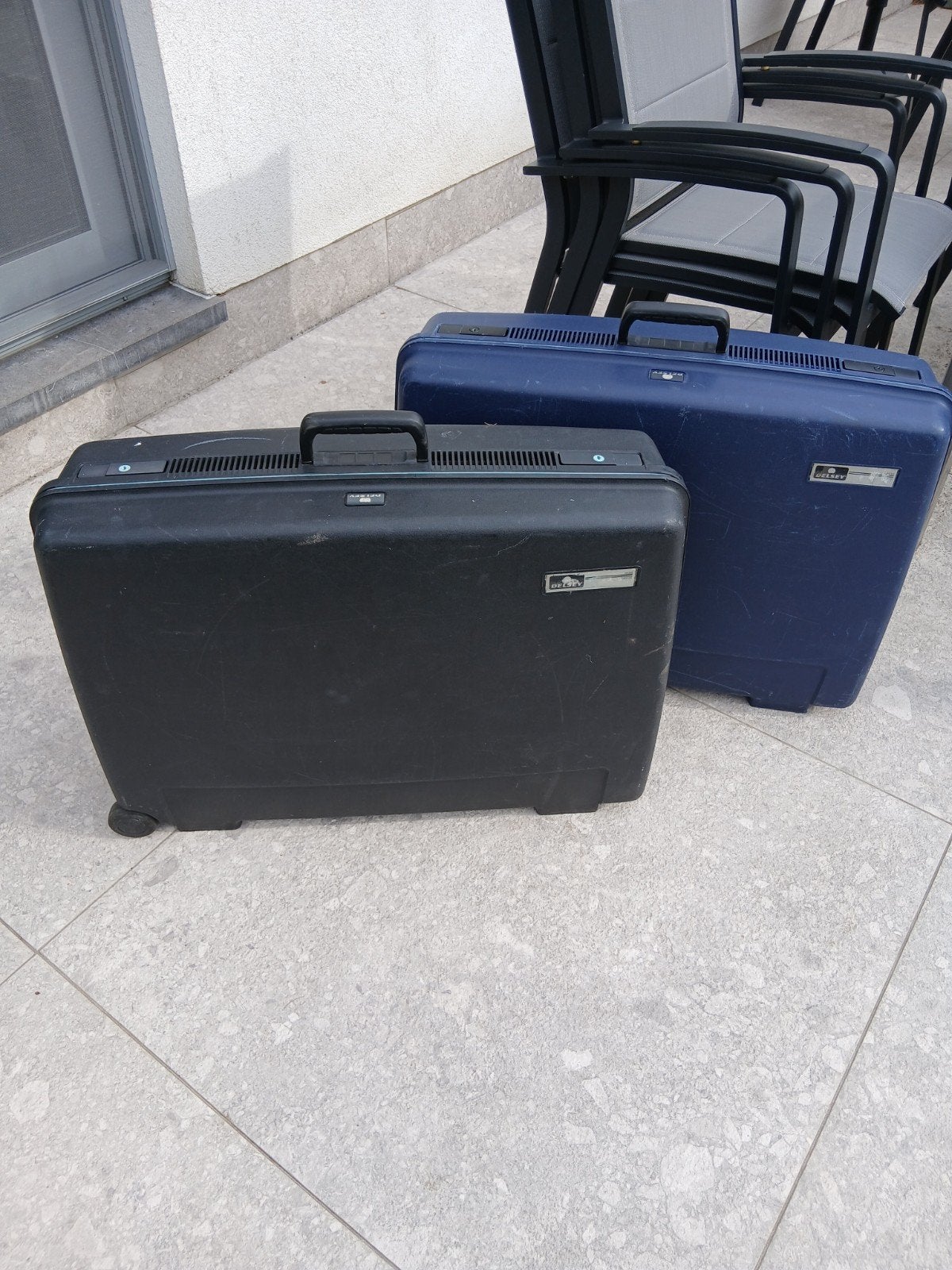 2 delsey koffers, Bijoux, Sacs & Beauté, Valises, Enlèvement