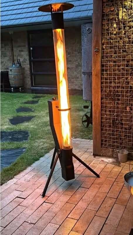 Pelletpelletkachel (verwarming) voor terras, Ophalen, Nieuw, Gas, Vloer