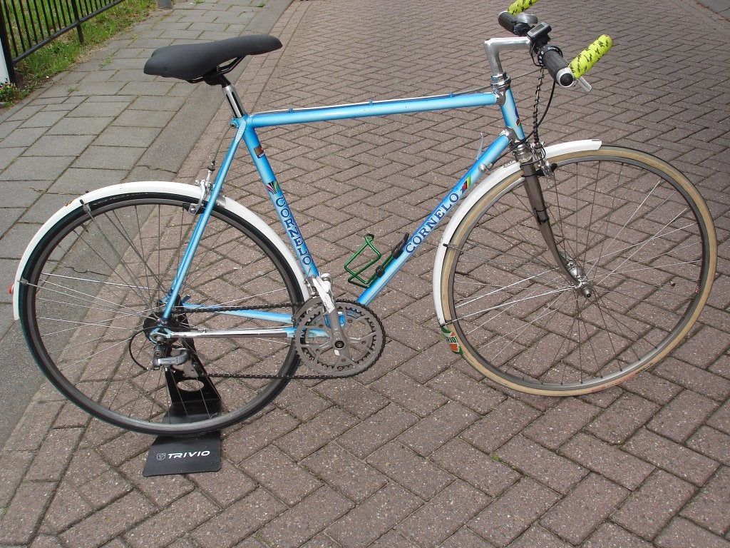 Vintage Cornelo Sportfiets omgebouwde racefiets. (platstuur), Fietsen en Brommers, Ophalen, Jaren '60 of nieuwer, Velgrem, Cornelo