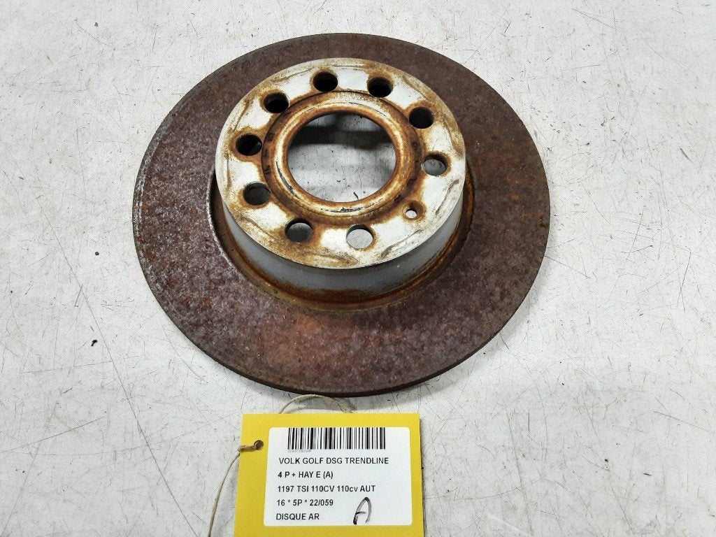 REMSCHIJF ACHTER Volkswagen Golf VII (AUA) (01-2012/03-2021), Gebruikt, Volkswagen, Volkswagen AG, Kundenbetreuung@volkswagen.de