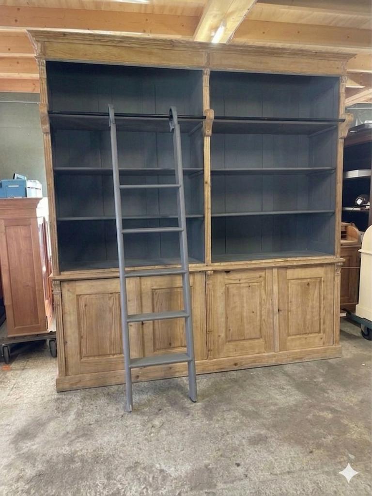 Unieke Boekenkast (gratis thuisbezorgd), Huis en Inrichting, Kasten | Boekenkasten, Grenenhout, 200 cm of meer, Nieuw, Ophalen of Verzenden