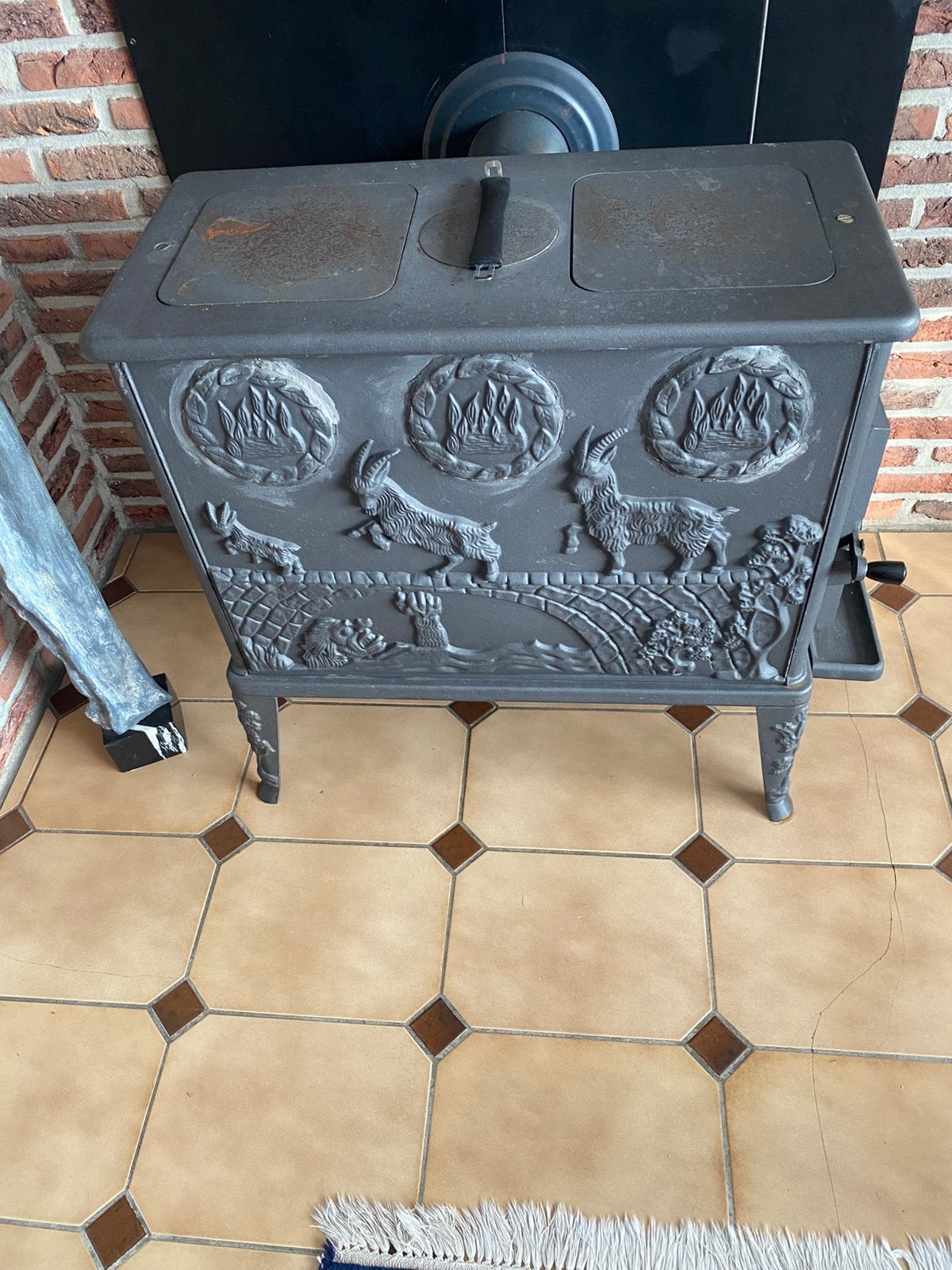 Dovre houtkachel, Maison & Meubles, Poêles, Comme neuf, Enlèvement, Bois, Autoportant